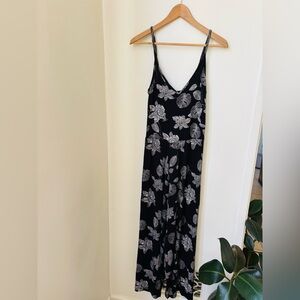 Roxy navy blue and White Floral jumpsuit